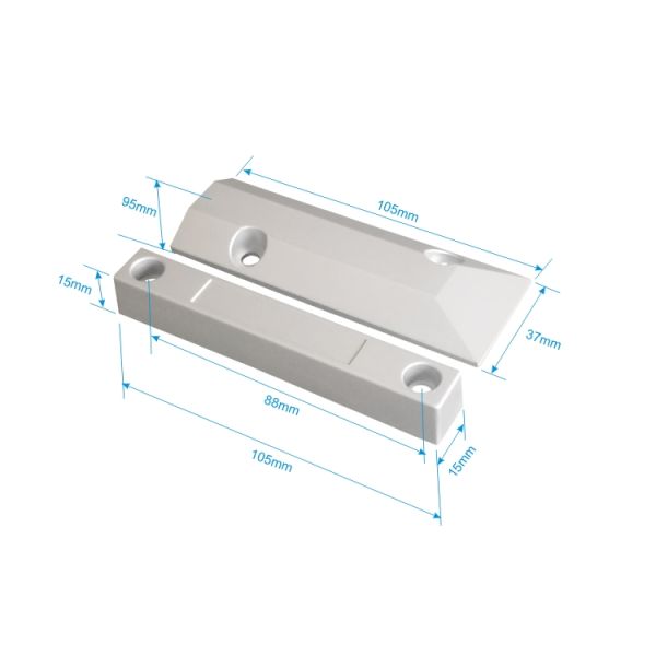 Связанный проволокой магнитный переключатель двери, переключатель магнитного Ред для двери завальцовки металла