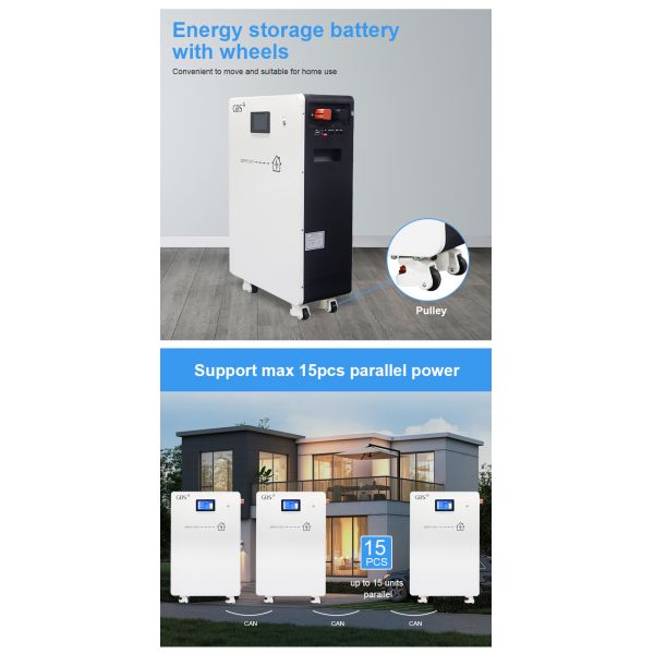 Floor Standing Home Energy Storage System 51.2V 300AH 280AH 320AH Lithium Battery Power Wall 15kWh 16KWh