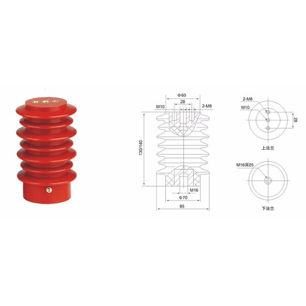 высоковольтный CE CCC датчика изолятора эпоксидной смолы 10kv