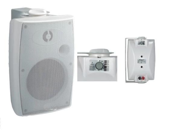 40W 6 Hifi PA System Wall Mount Home Speakers , Compact PA Speakers 2.0 Channels
