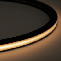 Resistente UV BRANCO de néon do silicone preto 3000K 24V IP67