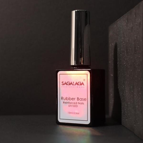 Private Label Uv Gel Nail Polish Non Toxic Rubber Base Coat Soak Off Led Lamp Strong Adhesive Gel for Nail Nail Art Products