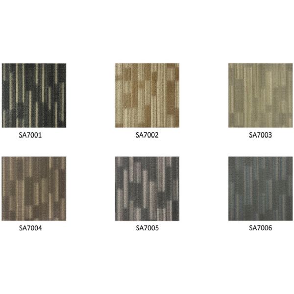 Loop Pile 50x50 cm Nylon Carpet Tiles Anti-Static For Business