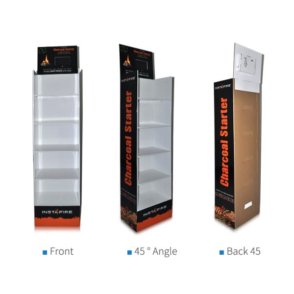 Hot Selling BBQ Supply Cardboard Floor Display