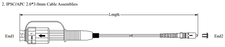 IP68 Waterproof RRH CPRI SC/APC OptiTap Cable Pigtail