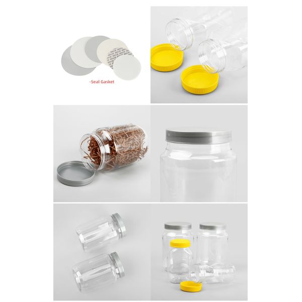 Опарник корма для домашних животных бутылки 87mm варенья пустого широкого рта пластиковый круглый