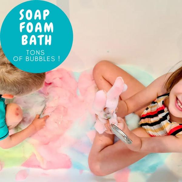 OEM Purple Bath Foam Spray Water based Aluminum Material