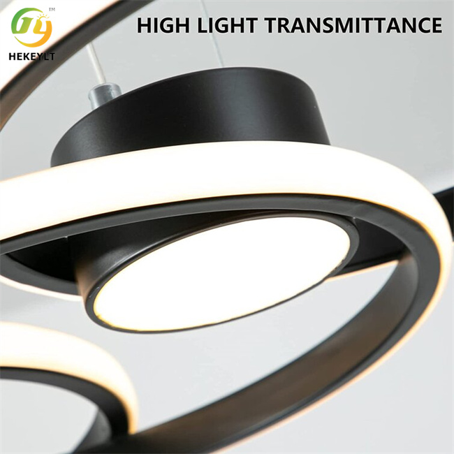 Dimmable интегрировало современную люстру кольца СИД 56 ватт