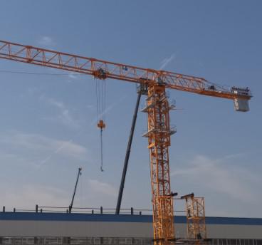 Building Tower Crane 50-70m Jib Tower Crane With Anchor Frame