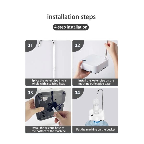 CE аттестовал насос электрическое 1200mAh бутылки с водой 5 галлонов перезаряжаемые