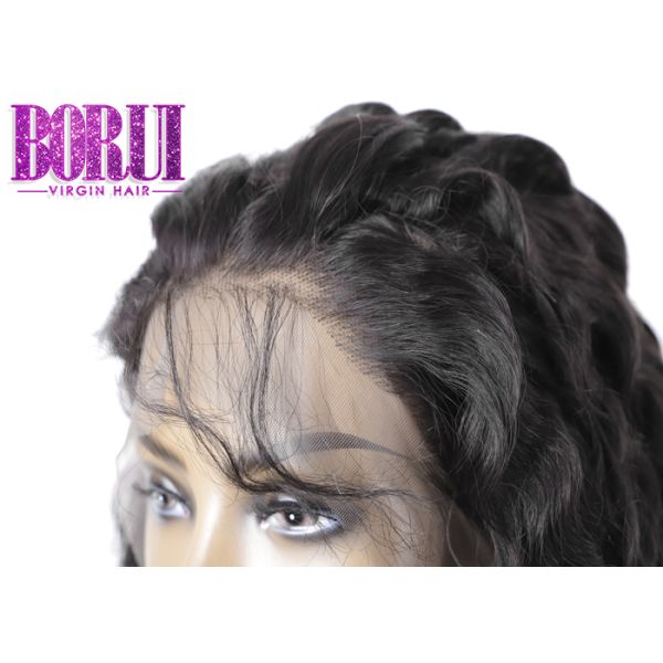 Full Lace Deep Curly Wig Human Hair Brazilian Human With Baby Hair In HD Lace