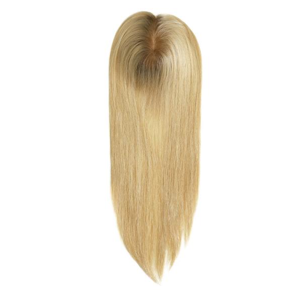 Wholesale Top Quality Fine Mono Base Pure Human Hair Toupee For Women Hair Loss Treatment Topper lace topper for women
