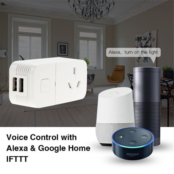 SAA Approved Australia Power Plug with USB