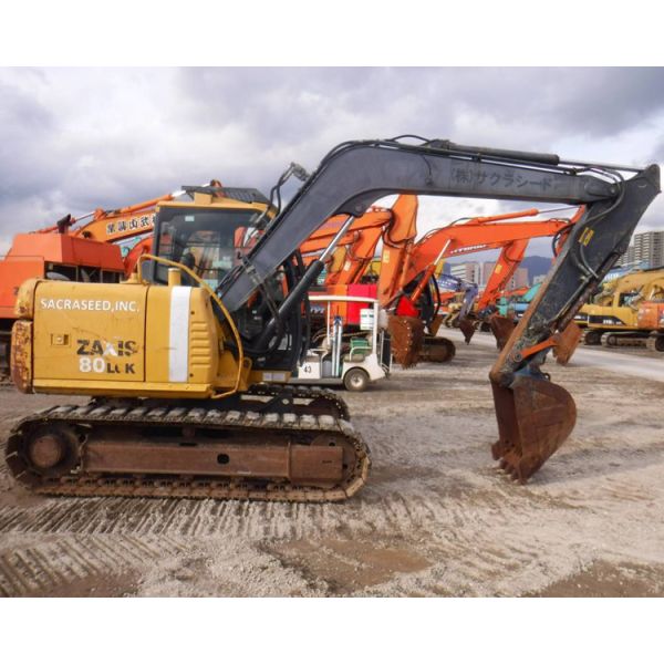Válvula hidráulica original usada no Japão Mini 8 toneladas Hitachi 80 Excavator ZX80 em para o seu