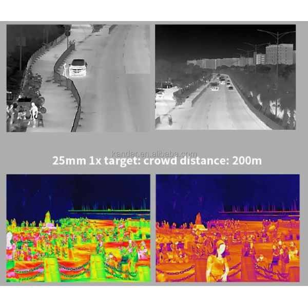 384*288 8-14um Waterproof KD760 54mm Thermal Imaging Scope with Field of View 6.9°x5.2°