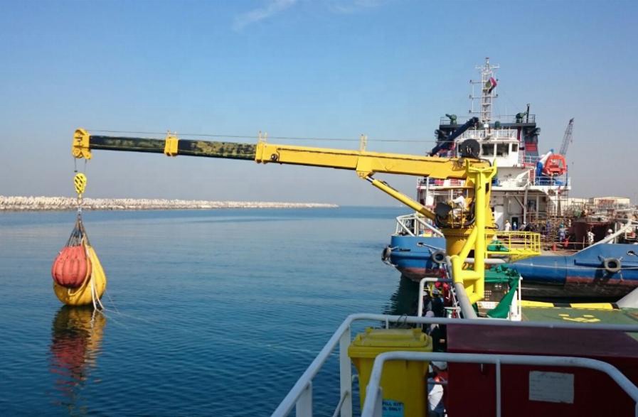 0.5-40t Universal Marine Deck Crane, Adapt to All Vessel Deck Operations