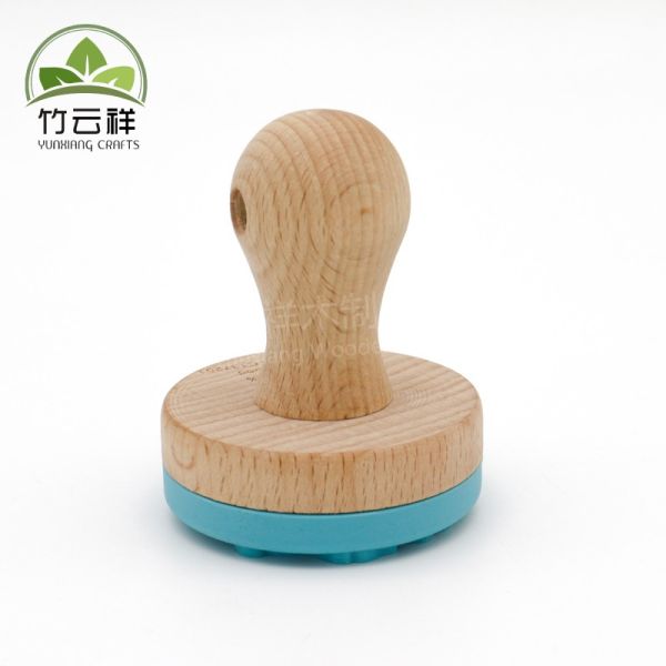 Estampilla de madera inteligente de la escuela Estampilla de tinta de madera Imprimir logotipo Sello de madera