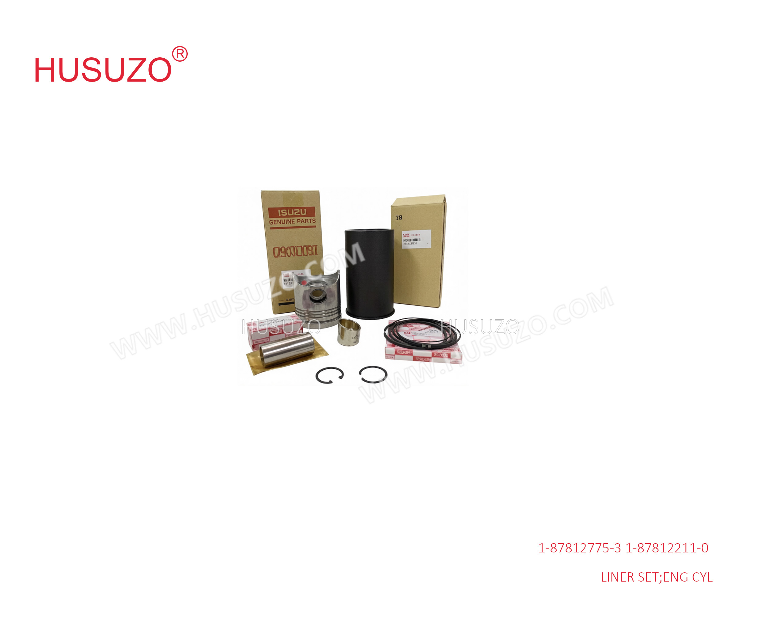 1-87812775-3 1-87812211-0 LINER SET; ENG CYL Suitable for ISUZU 6HK1 1878127753 1878122110