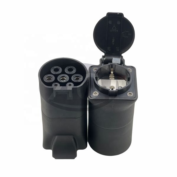 High temperature resistant PC AOTAI EV Adapter V2L Type 2 to Schuko adapter Type2 Female Adapter charger for Car Xpeng G9