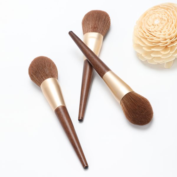 Aluminum Ferrule Single Makeup Brush Face Powder Brush  20cm Total Length