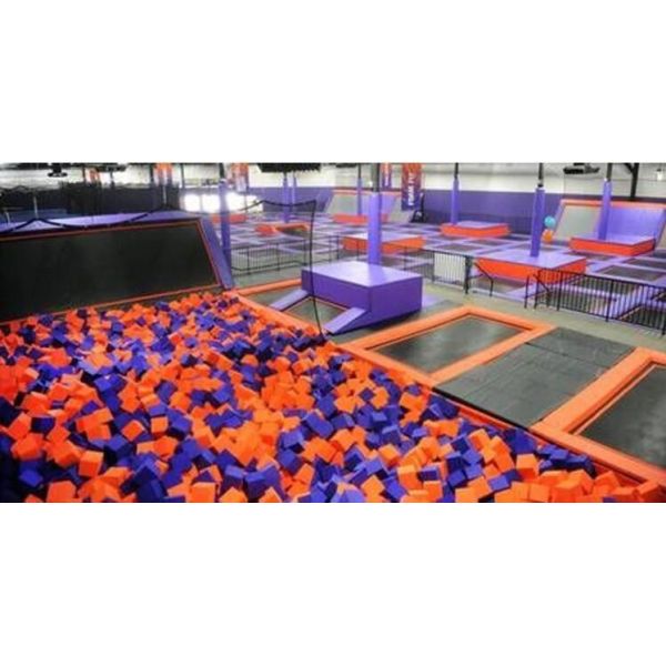 350M2 Chinese Jumping Bed Indoor Trampoline Park for Kids and Adults Used Indoor