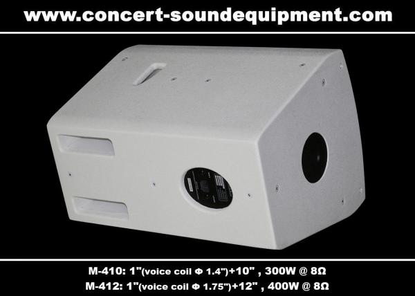 Bass Reflex Full Range Nightclub Sound Equipment 96dB 97dB Black / White Finish