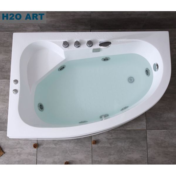 Corner Massage Bathtubs Simple Function Whirlpools Baths for Comfortable Experience