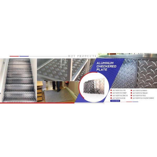 3003 Aluminum Diamond Plate 100mm 5 Bar Pattern Aluminum Plate for Trailers/Floor