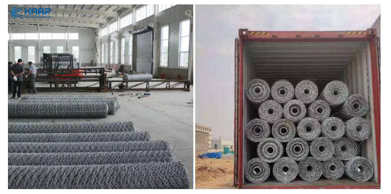 Woven Sliver Protection Road Iron Galvanized Hexagonal Wire Mesh