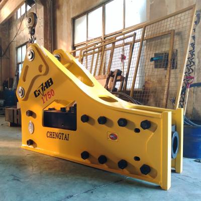 Tipo lateral resistente disjuntor hidráulico de Ton Rock Breaker Yakai CTHB 20CrMo da máquina escavadora 30