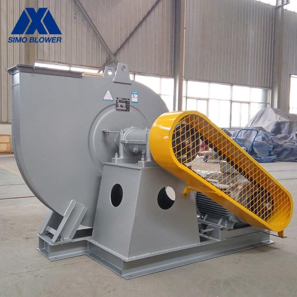 Fã centrífugo inverso ligado HG785 do aço do ventilador do transporte de materiais da injeção de carvão