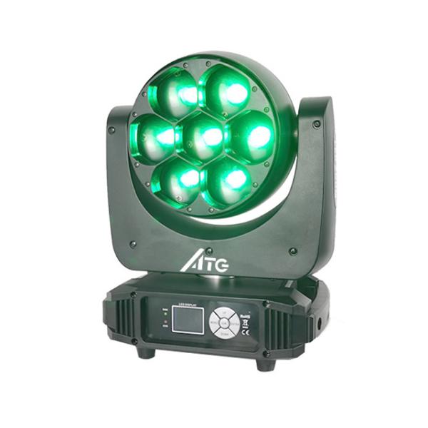 6pcsx15W 4 LED Stage DJ Moving Head Light Big Bee Eyes Zoom Wash Laser Light Stage Set