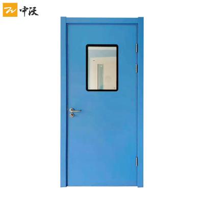 Portes en acier galvanisées par feuille simple de sortie de secours d'hôpital