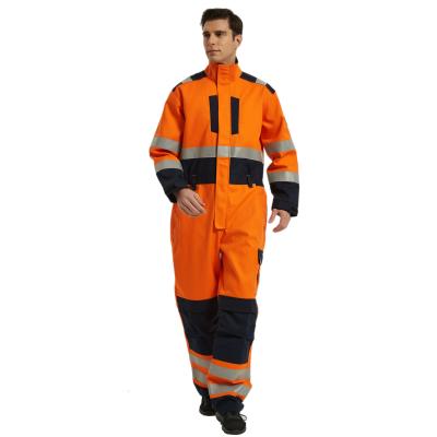 FR Anti Statics Arc Flash Resistant Work Overall Resistant To 50 Times Industrial Laundry