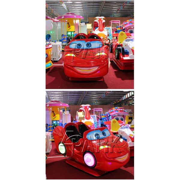 Car Mobilization Red Children 'S Coin Operated Rides With Touch Screen