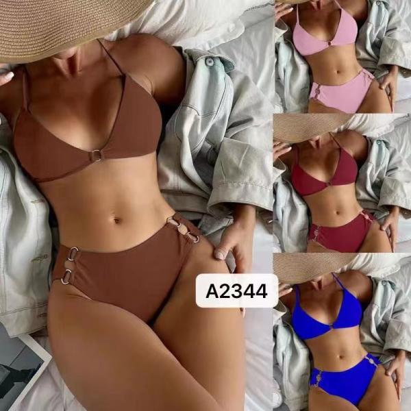 Babados Fatos de Natação Biquíni Sexy Design Conforto Ajuste Confortável Durável Umidade Permeável Moda Em Estoque