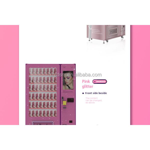 Zhongda Customize Design Vending Machines Makeup Tool Lashes Hair Bundle Vending Machine