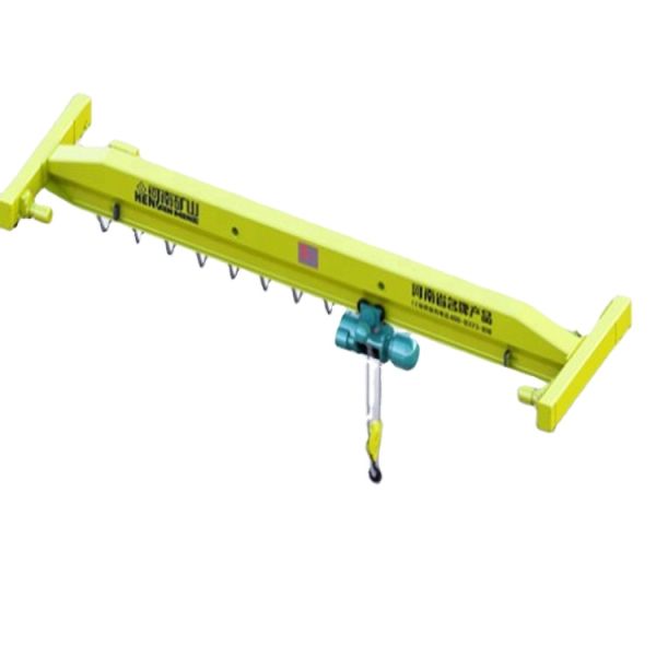 Electric Wire Rope Hoist Single Girder Steel Box Type Overhead Crane