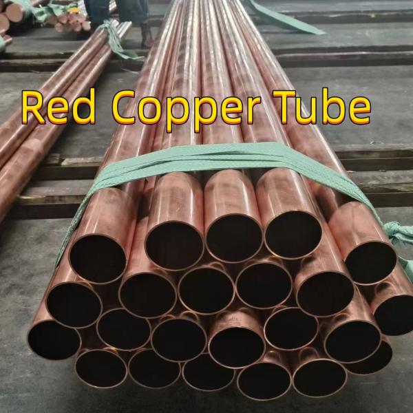 Barra hueca de cobre de latón rojo 89 mm OD 69 mm ID para bebidas