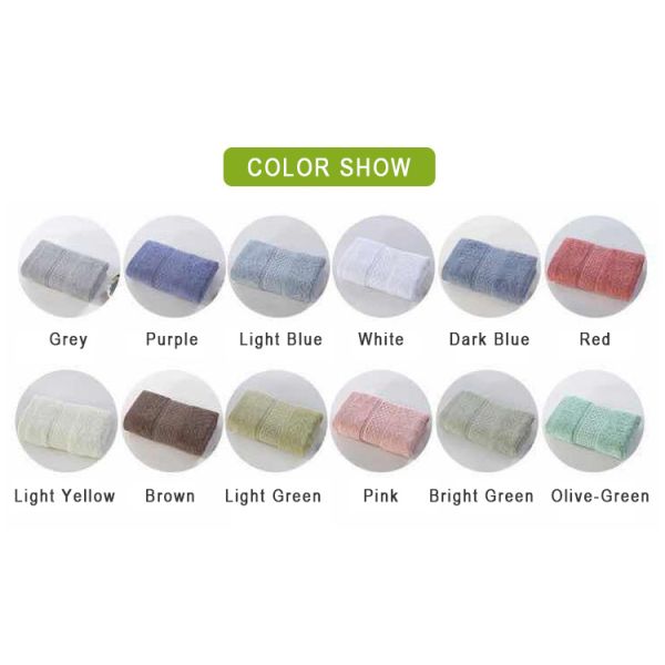 Hotel Home and Hospital All Age Group Cotton Quick Dry Bath Towel Set Customize Logo