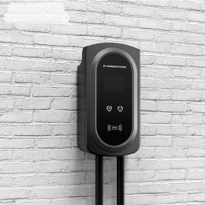 carregador fixado na parede de 32Amp 7.2KW EV 2,8" carregador da tela EVSE da
