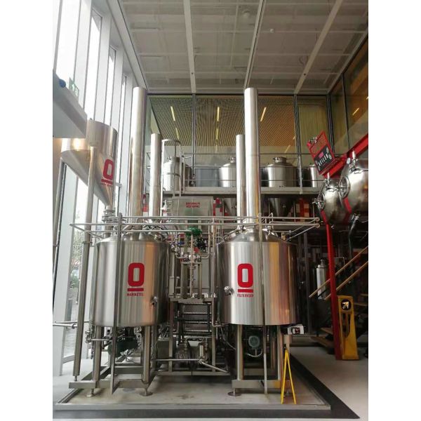 500L Automatic Craft Beer Brewing Equipment Electrical Or Steam Boiler