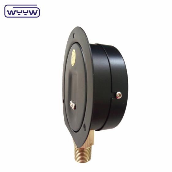 75mm Flange Type Economy Pressure Gauge Kg And Psi Bottom Mount
