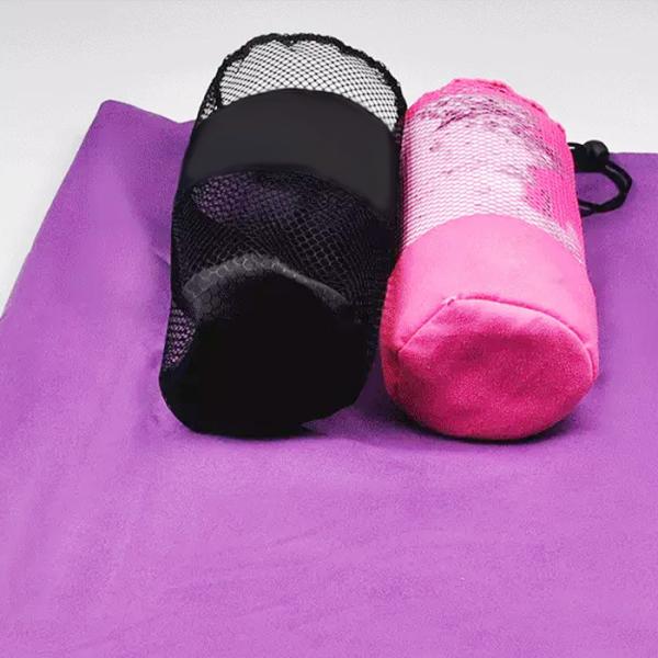 Toalha suada Rápido-seca por atacado de Microfiber do Gym da aptidão do curso com Mesh Bag