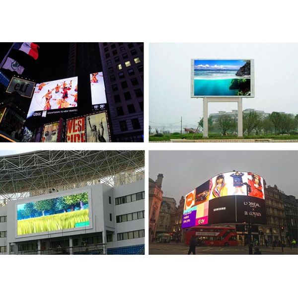 Commercial Advertising Outdoor LED Display 6000nits Brightness Waterproof