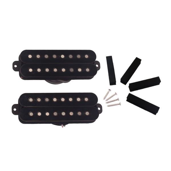 Alnico 5 Humbucker Pickups Double Coil Pickup Set 8 strings Electric Guitar Vulcanized Fiber cover