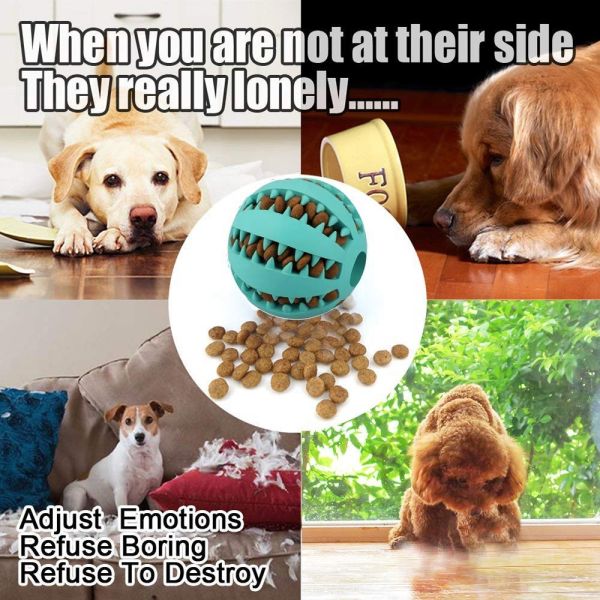 Зубы собаки 2x2 OEM резиновые очищая игрушки жевания любимца шарика