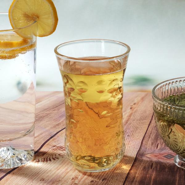 Sublimação Blank Modern Drinking Glasses Engraved Whisky Tumbler para publicidade promocional