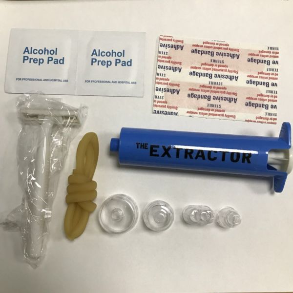 Bug Bite Suction Tool Snake Bite Poison Extractor Pump Camping supplier Survival First Aid Kit