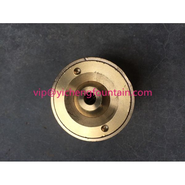 Adjustable Dry Straight Spray Water Fountain Nozzles Brass Material DN25 Connection